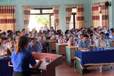 Tổ chức diễn đàn “Lắng nghe trẻ em nói” tại xã Bình An, huyện Bình Sơn